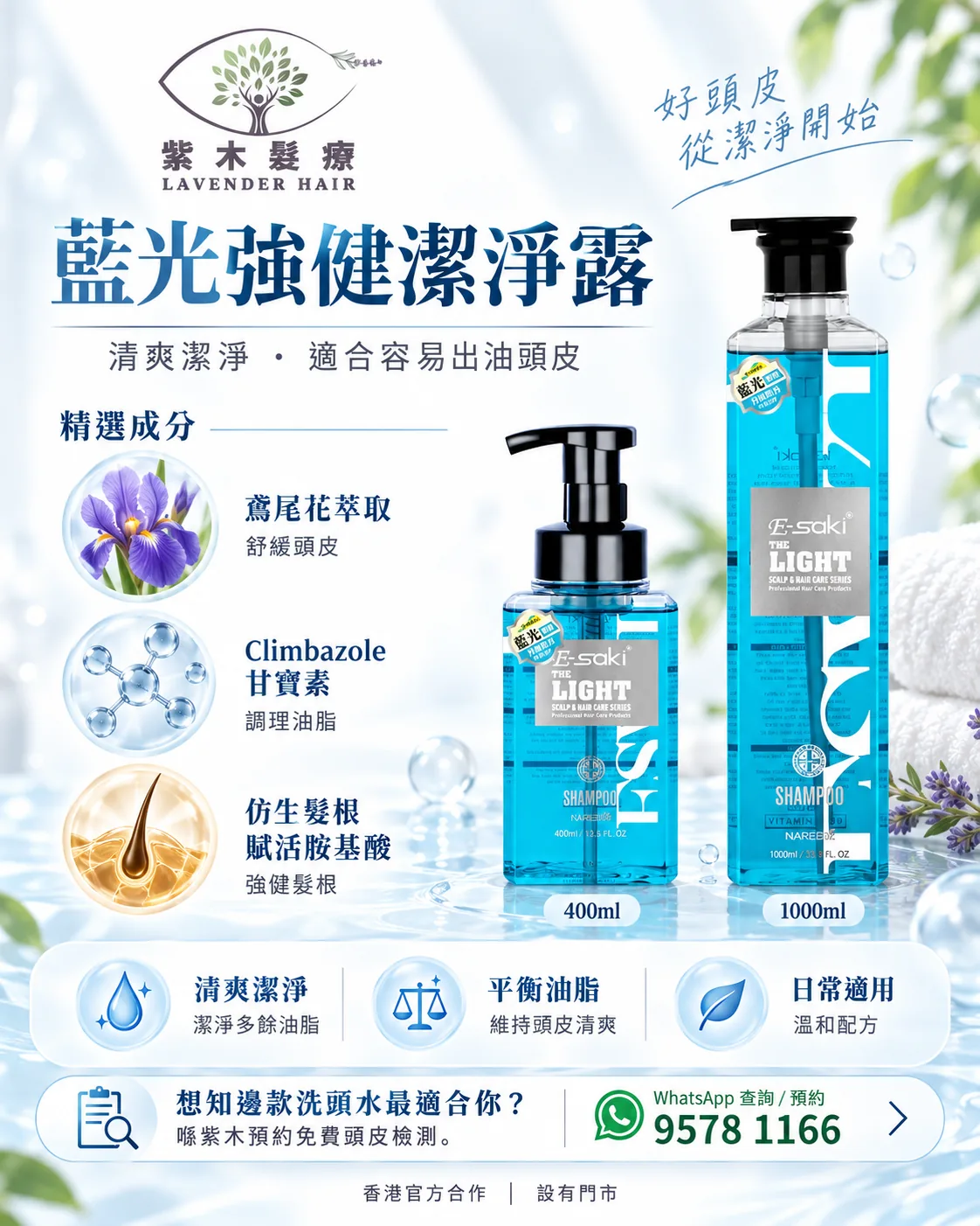 藍光強健潔淨露簡單版說明圖